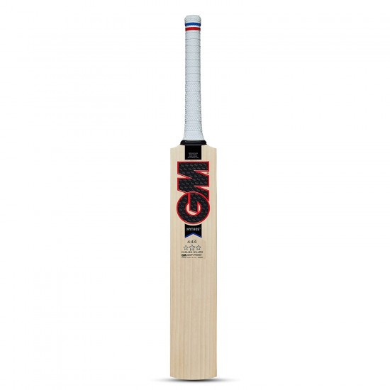 GM Mythos 444 English Willow Cricket Bat for Men Short Handle Ready to Play Lightweight Free Cover 