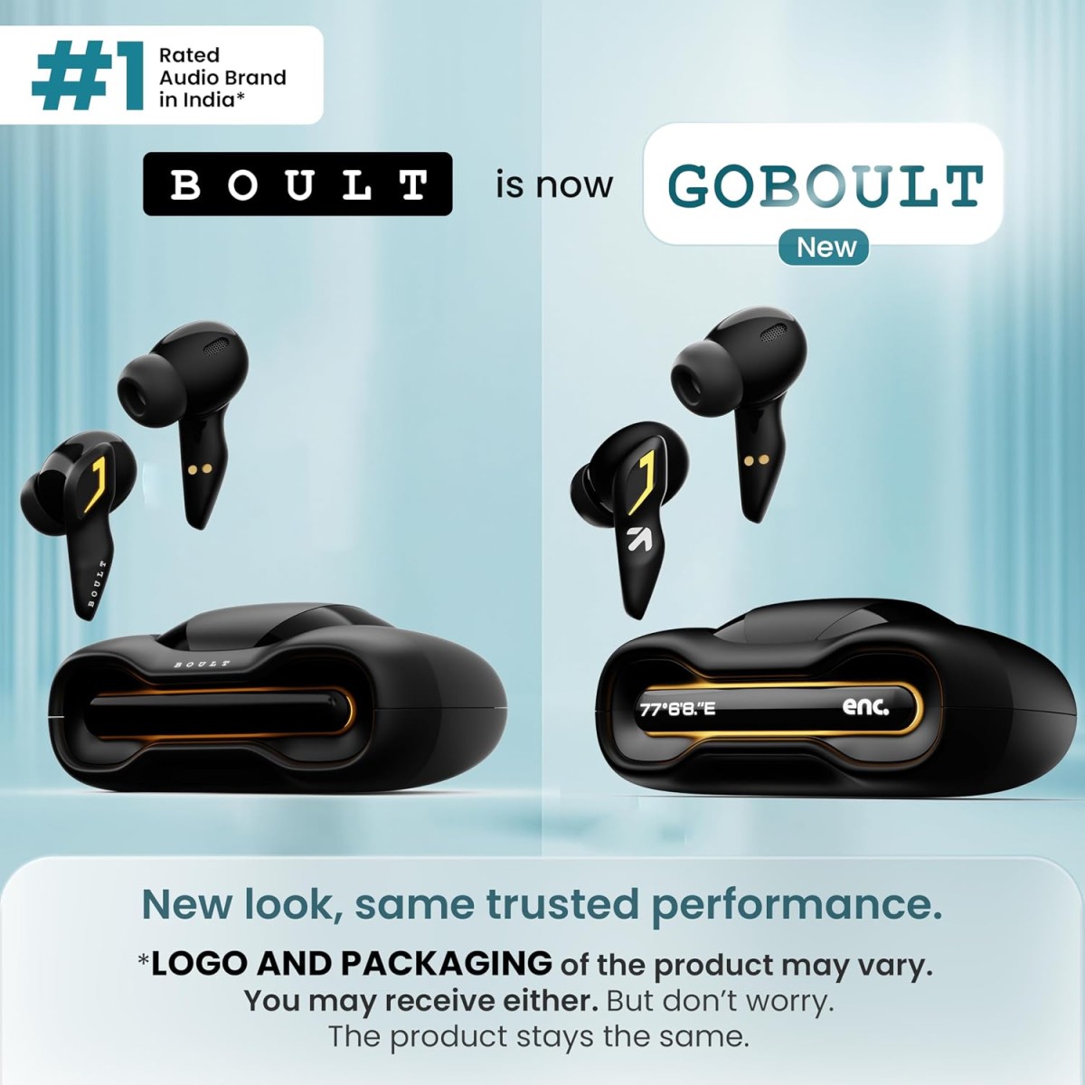 GOBOULT Astra Truly Wireless in Ear Earbuds with 48H Playtime, Built-in App Support, 45ms Low Latency Gaming Airbass