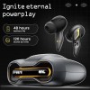 GOBOULT Astra Truly Wireless in Ear Earbuds with 48H Playtime, Built-in App Support, 45ms Low Latency Gaming, 4 Mics ENC, Breathing LEDs,13mm Bass Drivers, TWS Ear Buds (Smoky Metal)