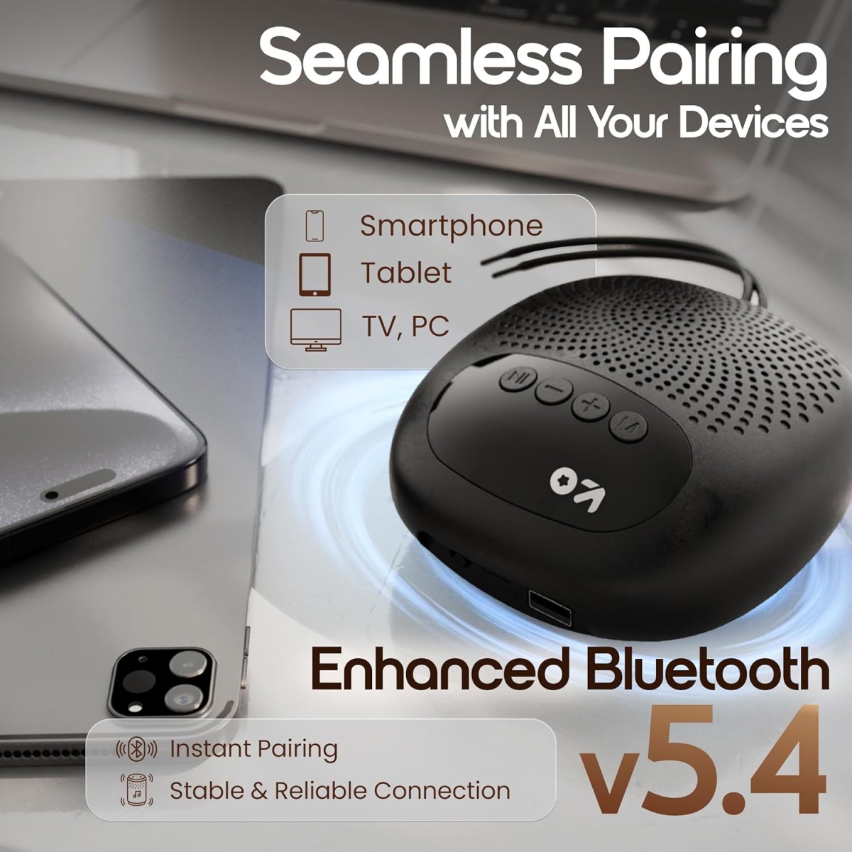 GOBOULT Bassbox Q5 Bluetooth Speaker with 5 Watt BoomX Audio, Up to 18Hrs Playtime, Type-C Charging, TF Card/USB & BT 5.4 Compatible, Made in India Portable Speaker (Pure Black) GOBOULT Bassbox Q5 Bluetooth Speaker with 5 Watt BoomX Audio, Up to 18Hrs Playtime, Type-C Charging, TF Card/USB & BT 5.4 Compatible, Made in India Portable Speaker (Pure Black)