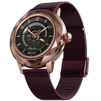 GOBOULT Newly Launched Alora Smart Watch 1.19'' AMOLED Display, BT Calling, Rotating Bezel, 150+Watchfaces, 800 Nits Brightness, AI Voice Assistant, SpO2 Monitoring, 120+ Sports Mode (Red Wine) GOBOULT Newly Launched Alora Smart Watch 1.19'' AMOLED Display, BT Calling, Rotating Bezel, 150+Watchfaces, 800 Nits Brightness, AI Voice Assistant, SpO2 Monitoring, 120+ Sports Mode (Red Wine)