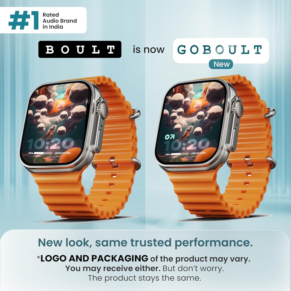 GOBOULT Newly Launched Crown Smart Watch 1.95'' Screen, BT Calling, Working Crown,Zinc Alloy Frame,900Nits Brightness, AI Voice Assistant,SpO2 Monitoring, 120+ Sports Mode (Tangerine) GOBOULT Newly Launched Crown Smart Watch 1.95'' Screen, BT Calling, Working Crown,Zinc Alloy Frame,900Nits Brightness, AI Voice Assistant,SpO2 Monitoring, 120+ Sports Mode (Tangerine)