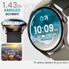 GOBOULT Rover Pro Smart Watch 1.43'' AMOLED, Free Straps, Bluetooth Calling, IP68, Zinc Alloy Frame, 1000 Nits Brightness, AI Voice Assistant, SpO2, 120+ Sports Mode Smartwatch (Icon) GOBOULT Rover Pro Smart Watch 1.43'' AMOLED, Free Straps, Bluetooth Calling, IP68, Zinc Alloy Frame, 1000 Nits Brightness, AI Voice Assistant, SpO2, 120+ Sports Mode Smartwatch (Icon)