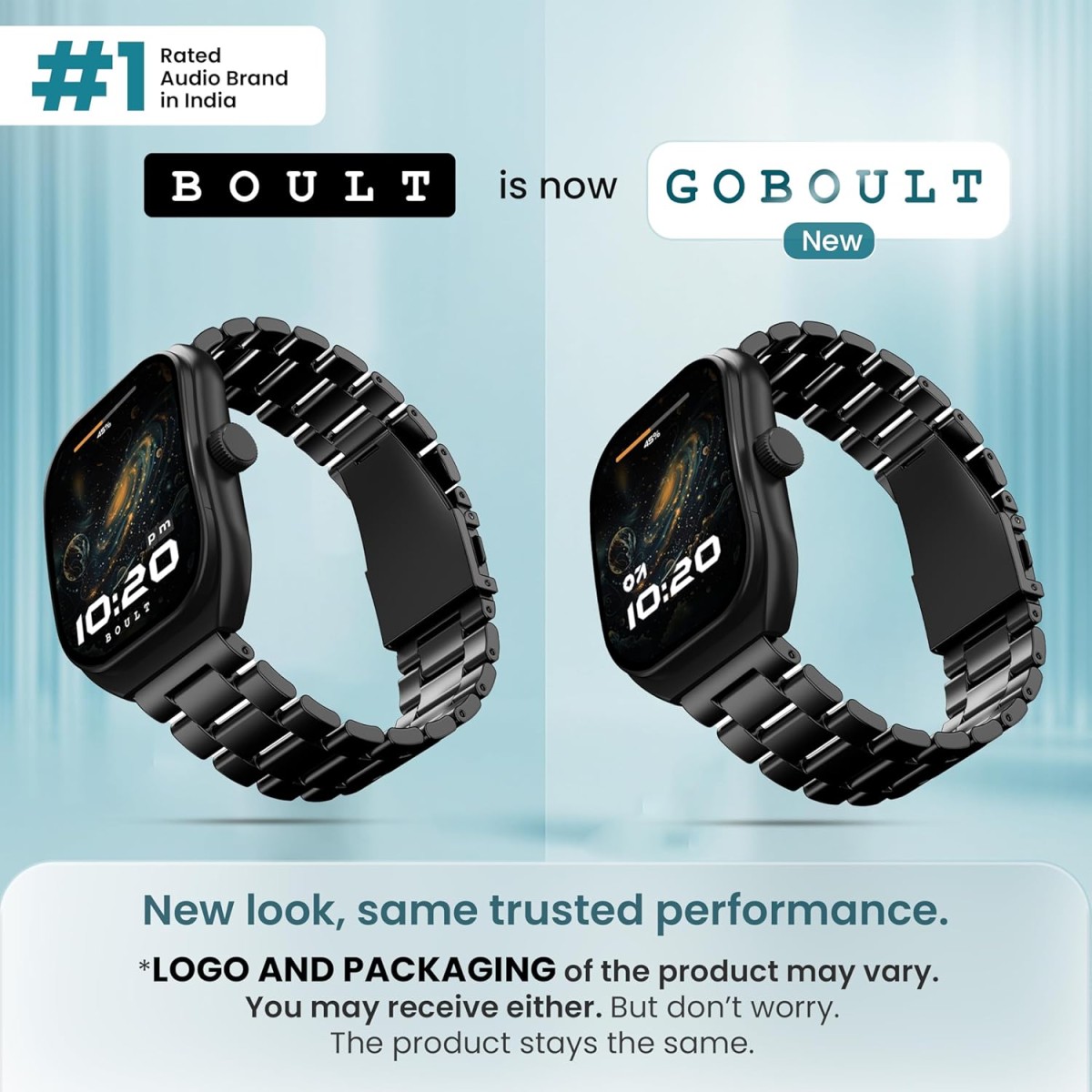GOBOULT Trail Smart Watch 2.01'' 3D Curved HD Display, BT Calling, Working Crown, 190+Watchfaces, 500 Nits Brightness, AI Voice Assistant, SpO2 Monitoring, 120+ Sports (Metal Black) GOBOULT Trail Smart Watch 2.01'' 3D Curved HD Display, BT Calling, Working Crown, 190+Watchfaces, 500 Nits Brightness, AI Voice Assistant, SpO2 Monitoring, 120+ Sports (Metal Black)