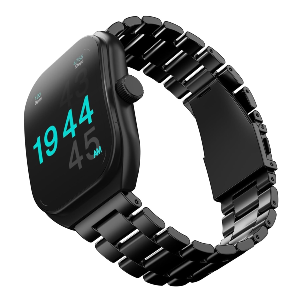 GOBOULT Trail Smart Watch 2.01'' 3D Curved HD Display, BT Calling, Working Crown, 190+Watchfaces, 500 Nits Brightness, AI Voice Assistant, SpO2 Monitoring, 120+ Sports (Metal Black) GOBOULT Trail Smart Watch 2.01'' 3D Curved HD Display, BT Calling, Working Crown, 190+Watchfaces, 500 Nits Brightness, AI Voice Assistant, SpO2 Monitoring, 120+ Sports (Metal Black)