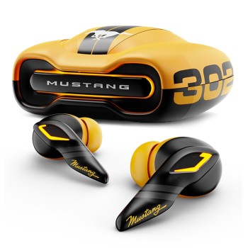 GOBOULT x Mustang Torq Wireless in Ear Earbuds with 60H Playtime, App Support, Quad Mic ENC, 45ms Low Latency