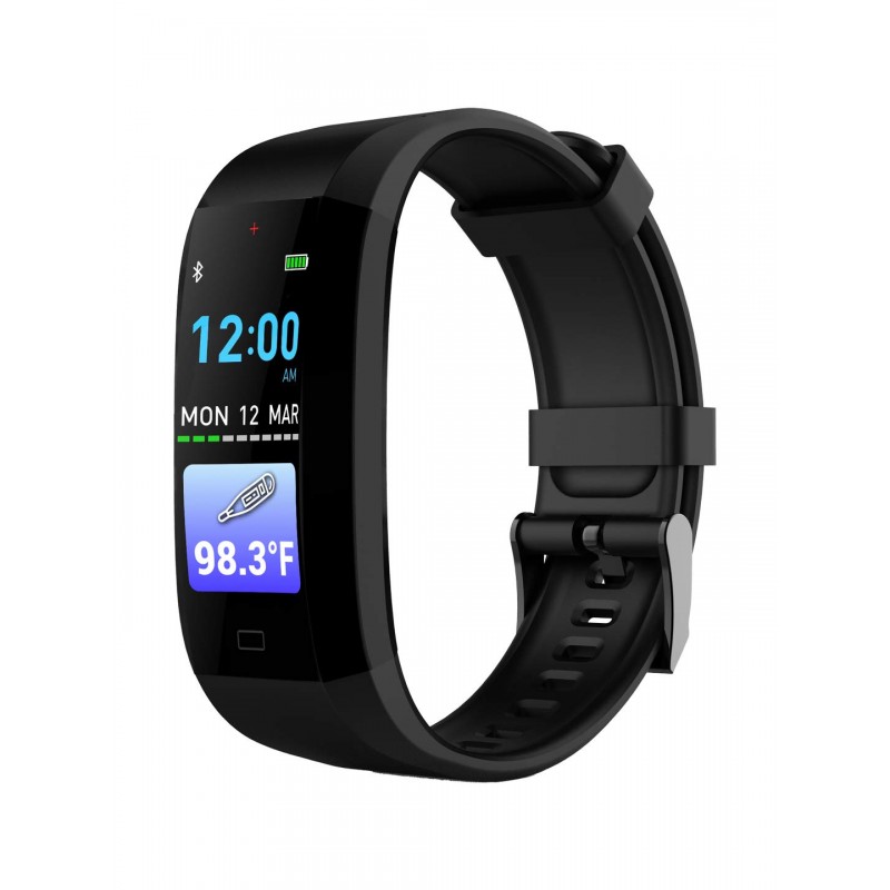 GOQii Vital 3.0 Full Touch, Smart Notification Waterproof, Smart tracker For Android Phones, Body Temperature,Blood Pressure, Heart Rate & Sleep Tracking with 3 months Personal Health Coaching (Black) GOQii Vital 3.0 Full Touch, Smart Notification Waterproof, Smart tracker For Android Phones, Body Temperature,Blood Pressure, Heart Rate & Sleep Tracking with 3 months Personal Health Coaching (Black)