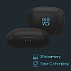 GOVO GOBUDS 920 Earbuds - Truly Wireless Earbuds with Mic, Noise Cancellation, Battery 30H, Bluetooth v5.0, IPX5, Fast Charge (Premium Black)