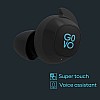 GOVO GOBUDS 920 Earbuds - Truly Wireless Earbuds with Mic, Noise Cancellation, Battery 30H, Bluetooth v5.0, IPX5, Fast Charge (Premium Black)