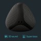 GOVO GOCRUSH 900 16W Bluetooth Speaker, 3600 mAh Battery with 18 Hours Playtime, (Platinum Black)