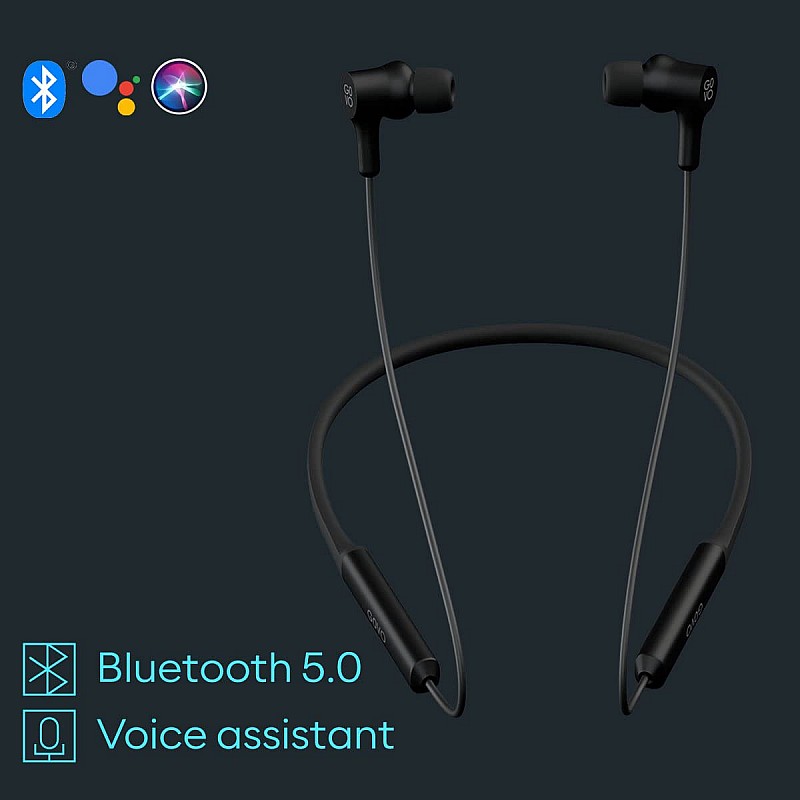 GOVO GOKIXX 610 Wireless Bluetooth Neckband in Ear Earphone with Mic, 9H Playtime 