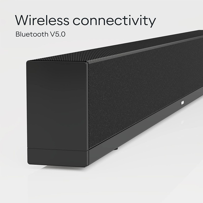 GOVO GOSURROUND 410 Max 80 Watt 2.0 Channel with Wireless Bluetooth Soundbar (Platinum Black)