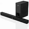 GOVO GOSURROUND 610 100 Watt 2.1 Channel with Wireless Bluetooth Soundbar (Platinum Black)