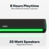 GOVO GoSurround 300 | 25W Bluetooth Sound bar, 2000 mAh Battery, 2.0 Channel with 52mm Drivers