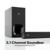 GOVO GoSurround 925 | 200W Sound bar, 2.1 Channel Home Theatre, 6.5" subwoofer, HDMI, Opt, AUX, USB & Bluetooth, 3 Equalizer Modes, Stylish Remote & LED Display (Black)