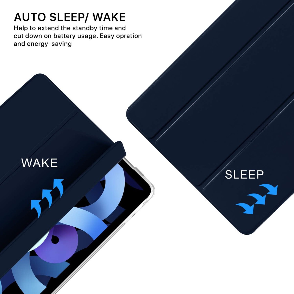 GRIPP Rhino Transparent PC Back Case for iPad Air 10.9 inch (4th/5th Generation) (2020/2022) | iPad Air 11" (M2/M3) | Black