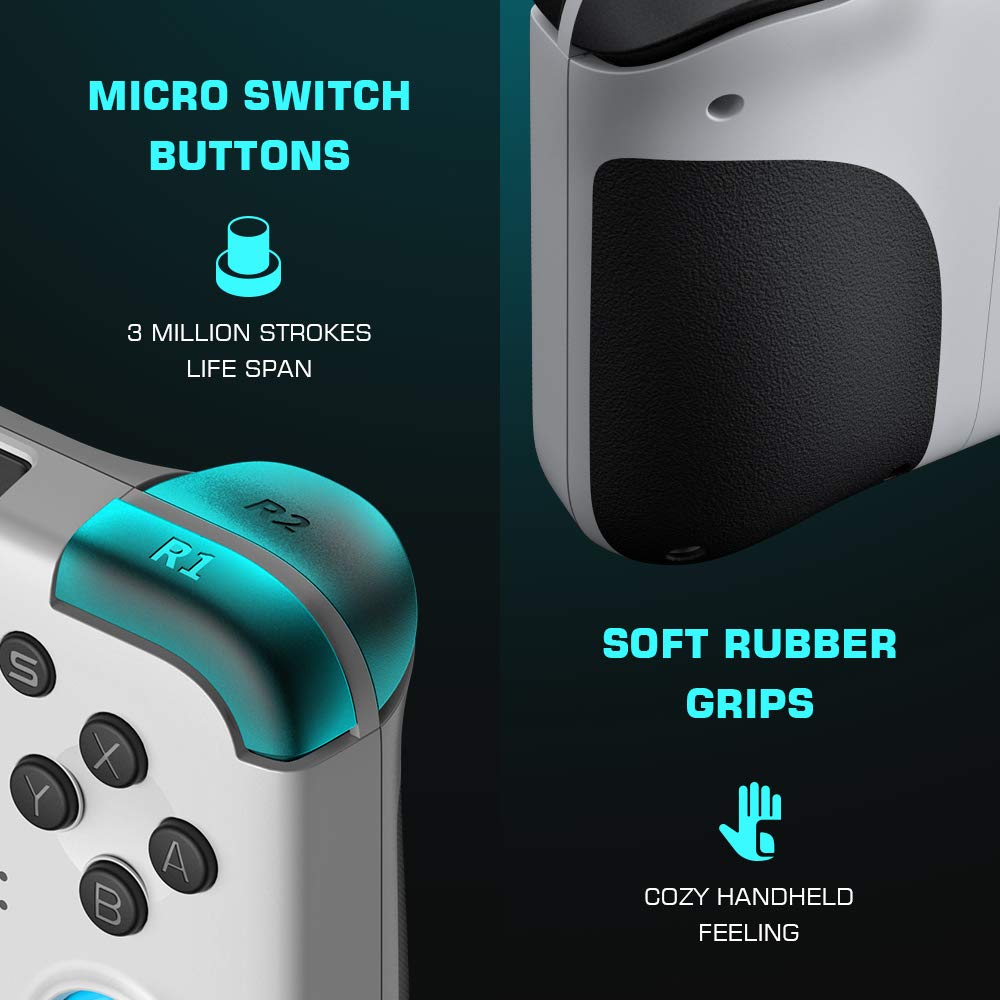 GameSir X2 Type-C Mobile Gaming Controller, Game Controller for Android, Plug and Play Gaming Controller Grip for Samsung Support Xbox Game Pass, xCloud, Stadia, and Vortex and More, White