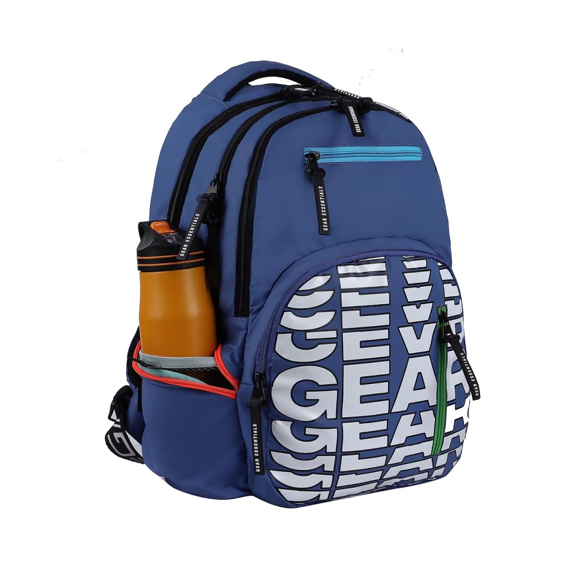 Gear 7 Pocket 30L Medium Backpack/Water Resistant School Bag/Casual Backpack/Daypack/Travel Backpack/Kids Bag/College Bag for Boys/Girls/Men/Women (Blue)