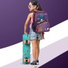 Gear Dino 15"/18L Medium Water Resistant School Bag/Casual Backpack/Daypack/Travel Backpack/Kids Bag for Boys/Girls (Purple)