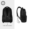 Gear Vintage2 Anti Theft Faux Leather 28 Ltrs Black Laptop Backpack (LBPVG2LTH0101)