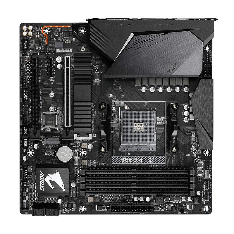 Gigabyte B550M AORUS PRO-P AMD Ryzen 5000 B550 Micro ATX M.2 Thermal Guard HDMI DVI USB 3.2 Gen 2 DDR4 Motherboard