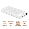 Gionee 20000 mAh Lithium Polymer Power Bank PB20K1D with 15 Watt Fast Charging, White