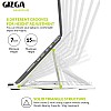 Gizga Essentials 2-in-1 Laptop Stand 360° Rotating 10 Adjustable Angles for All 12-15.6-Inch Laptops Notebook with Mobile Holder (Black)