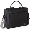 Gizga Essentials Laptop Messenger Bag with Shoulder Strap & Accessories Pocket, Handle Sleeve Case Cover for 13.3 Inch Laptop Notebook Black
