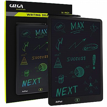 Gizga Essentials Magic Slate Digital LCD Writing Tablet with Stylus Pen & 16-Inch Screen