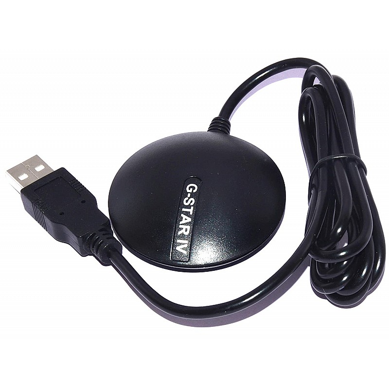 GlobalSat BU-353S4 Cable USB GPS Receiver Module with USB interface G Mouse Magnetic (SiRF Star IV) Aadhar Card