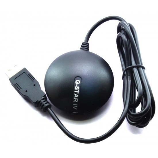 GlobalSat BU-353S4 Cable USB GPS Receiver Module with USB interface G Mouse Magnetic (SiRF Star IV) Aadhar Card