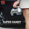 GoMechanic Digital Tyre Inflator for Car - 150 psi, 12V DC Portable Air Pump/Compressor with Digital Tyre Pressure Gauge, Suitable for Bikes, Bicycles or Any Inflatable With LED Light (Gusto T2)