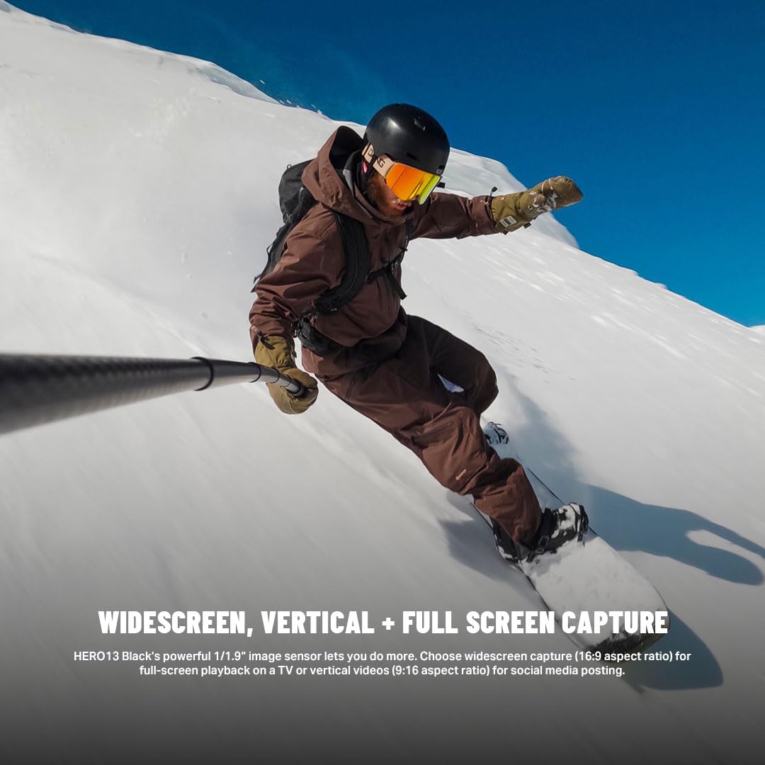 GoPro HERO13 Black Special Bundle Includes - HERO13 Black Camera, Handler, 2-Enduro Batteries, 2-Curved Adhesive Mounts, 64GB MicroSD Card, Hard Carrying Case(1-Yr International+1-Yr India Warranty) GoPro HERO13 Black Special Bundle Includes - HERO13 Black Camera, Handler, 2-Enduro Batteries, 2-Curved Adhesive Mounts, 64GB MicroSD Card, Hard Carrying Case(1-Yr International+1-Yr India Warranty)