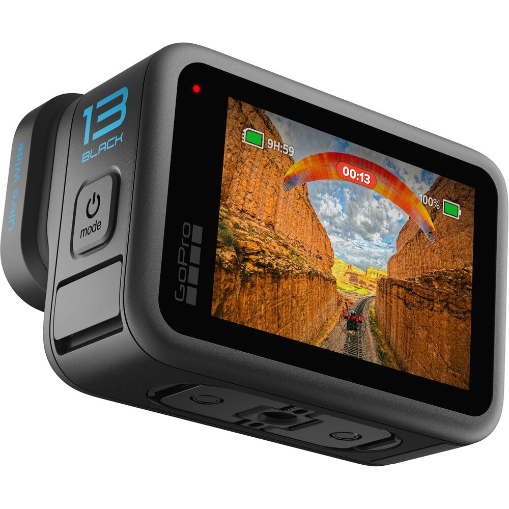 GoPro HERO13 Black Ultra Wide Edition - Waterproof Action Camera with 5.3K60 Video, 27MP Photo, Boosted 177-degree FOV + Compatability with HB-Series Lenses