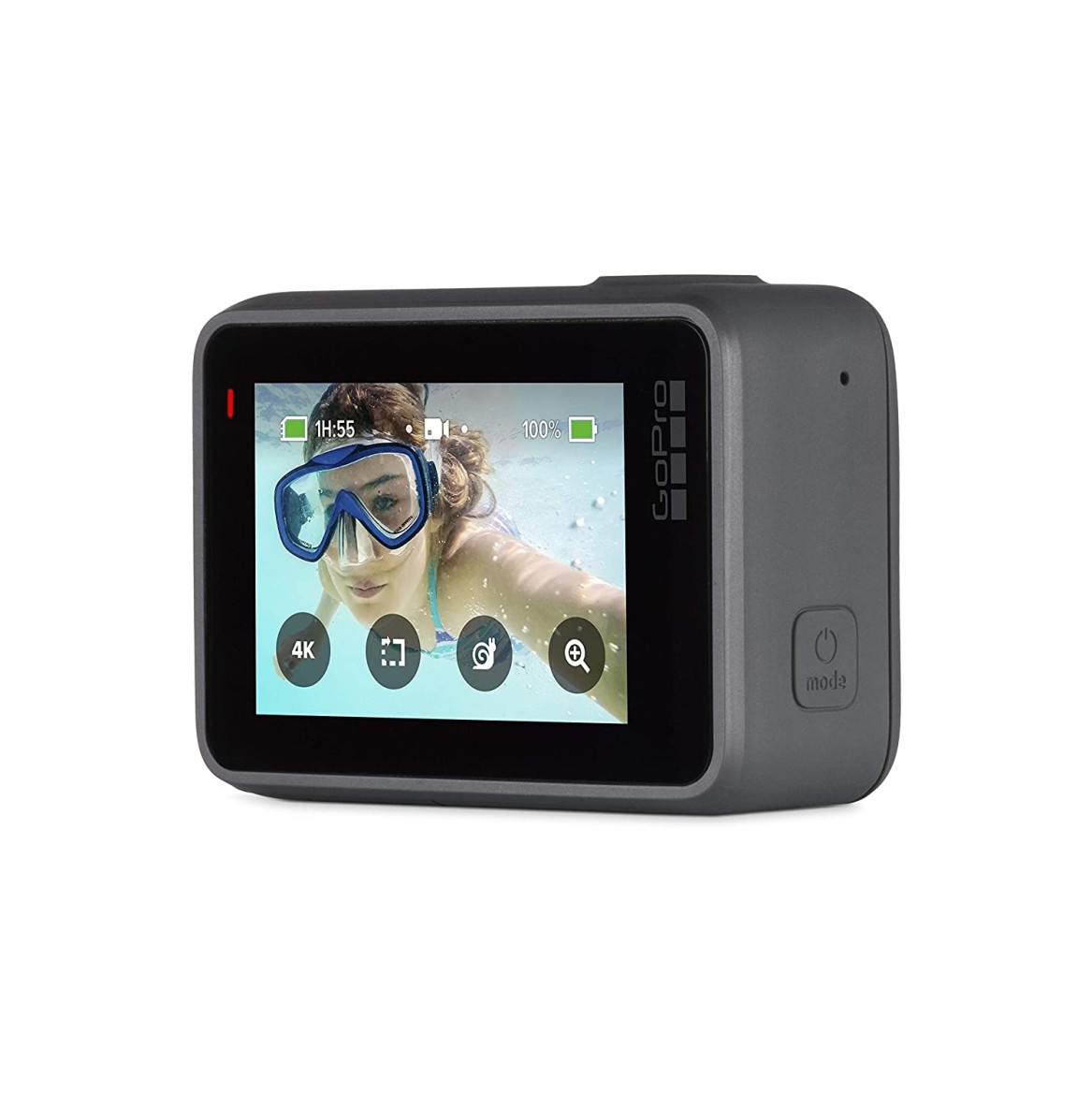 GoPro HERO7 Silver Waterproof Digital Action Camera with Touch Screen 4K HD Video 10MP Photos Renewed