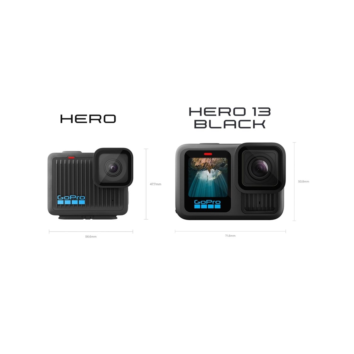 GoPro Hero Heavy Duty Waterproof Action Camera with 4K30 Ultra HD Video, 12MP Photos, Slow Motion, Long Battery Life, Small and Lightweight.