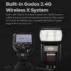Godox V860III-F Camera Flash Light Wireless TTL Speedlite Transmitter/Receiver GN60 1/8000s HSS Built-in 2.4G Wireless X System with Modeling Light Compatible with Fuji Fujifilm Cameras