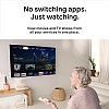 Google Chromecast with Google TV (4K)- Streaming Stick Entertainment with Voice Search - Watch Movies, Shows, and Live TV in 4K HDR - Snow