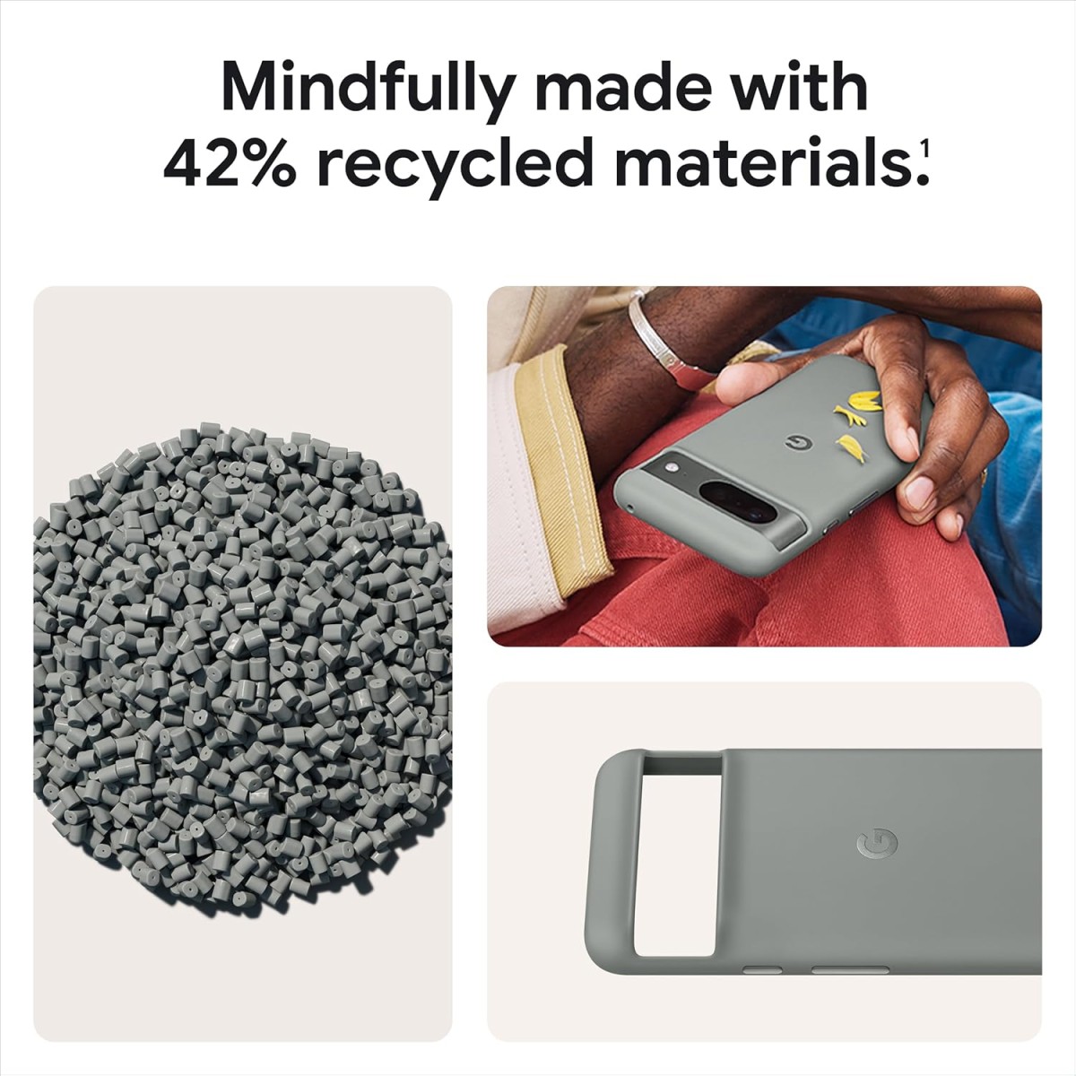 Google Pixel 8 Case - Durable Protection - Stain-Resistant Silicone - Android Phone Case - Charcoal