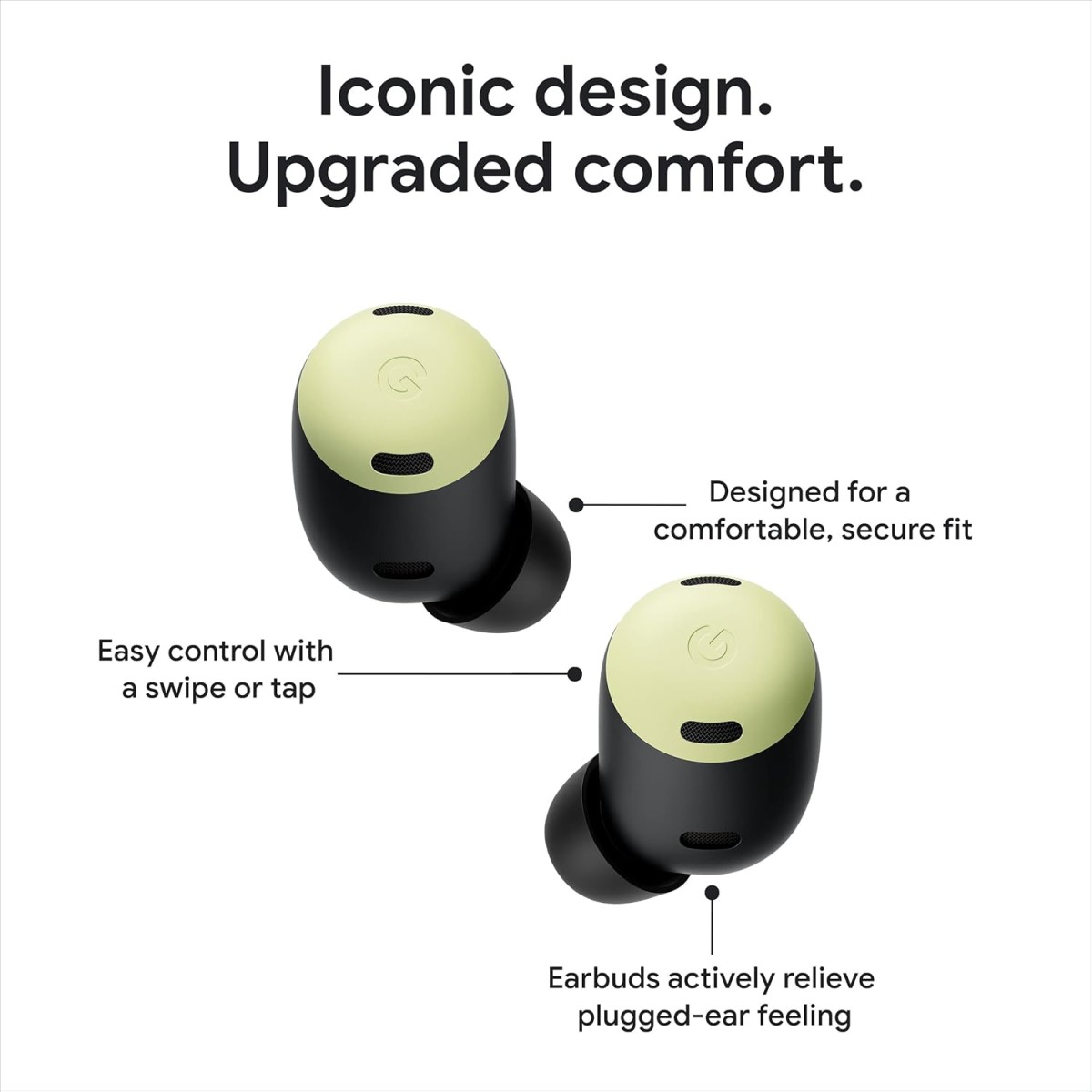 Google Pixel Buds Pro - Noise Canceling in Ear Earbuds - Up to 31 Hour Battery Life with Charging Case - Bluetooth Headphones - Compatible with Wireless Charging