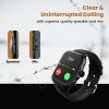 HAMMER Ace 4.0 Calling Smart Watch with Large 1.85" IPS Display, Dual Mode, Spo2, Heart Rate, Strong Metallic Body & Skin Friendly Strap, Black