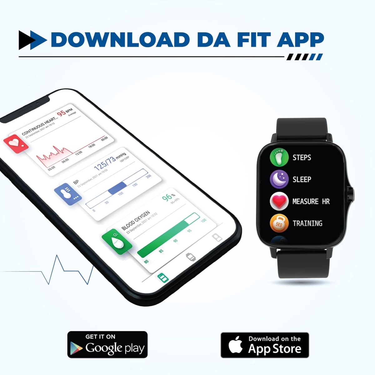 HAMMER Ace 4.0 Calling Smart Watch with Large 1.85" IPS Display, Dual Mode, Spo2, Heart Rate, Strong Metallic Body & Skin Friendly Strap, Black