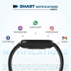 HAMMER Ace 4.0 Calling Smart Watch with Large 1.85" IPS Display, Dual Mode, Spo2, Heart Rate, Strong Metallic Body & Skin Friendly Strap, Black
