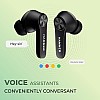 HAMMER Airflow 2.0 Bluetooth Truly Wireless in Ear Earbuds with Mic (Midnight Black)