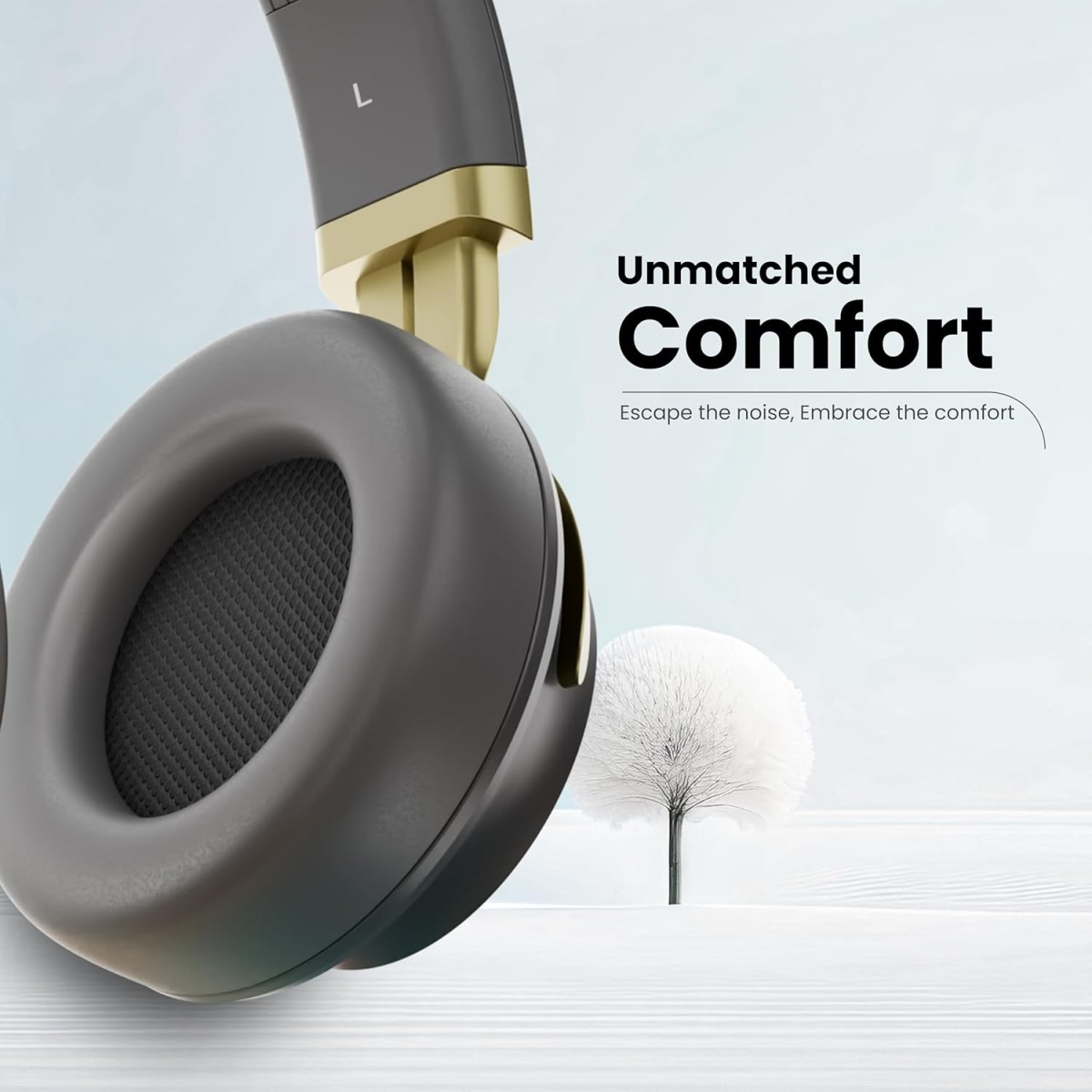 HAMMER Bash 2.0 Over The Ear Wireless Bluetooth Headphones with Mic, Deep Bass, Foldable Headphones