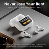 HAMMER Screen TWS, ANC (32Db), Smart Touch Display True Wireless Buds, Type-C Fast Charging, Bv5.4, Find My in Ear Earbuds, 4 Mics Enc for Clear Calling, Transparency Mode, Eq Mode (White)