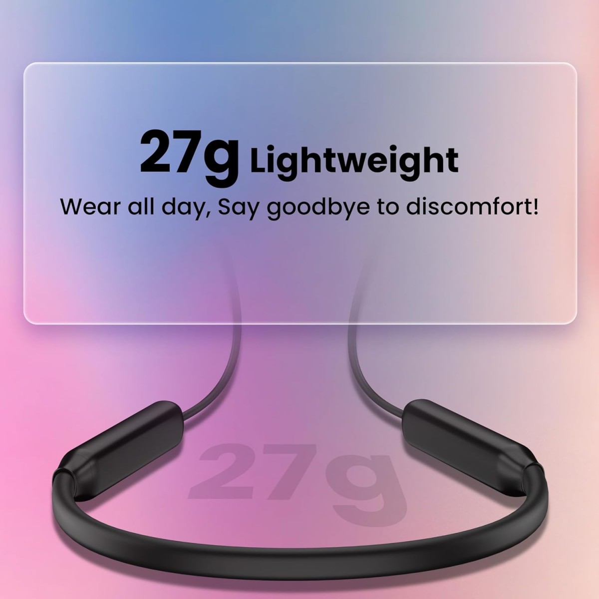 HAMMER Splendor in Ear Bluetooth Neckband with Magnetic Earbuds, Deep Bass, Built-in Mic