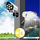 Airtree Solar Light Outdoor 77 Led Motion Sensor Security Camera Shaped Wall Lamp,Waterproof, Rotatable for Home, Outdoor, Garden with Remote Control.(ABS)