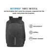 HOLME'S Anti-Theft Laptop Backpack/Laptop Bag/College Bag/School Bag/Casual Backpacks/Bags & Backpacks/USB Bag/Smart Bag/Travel Bag/with USB Charging Port (Black)