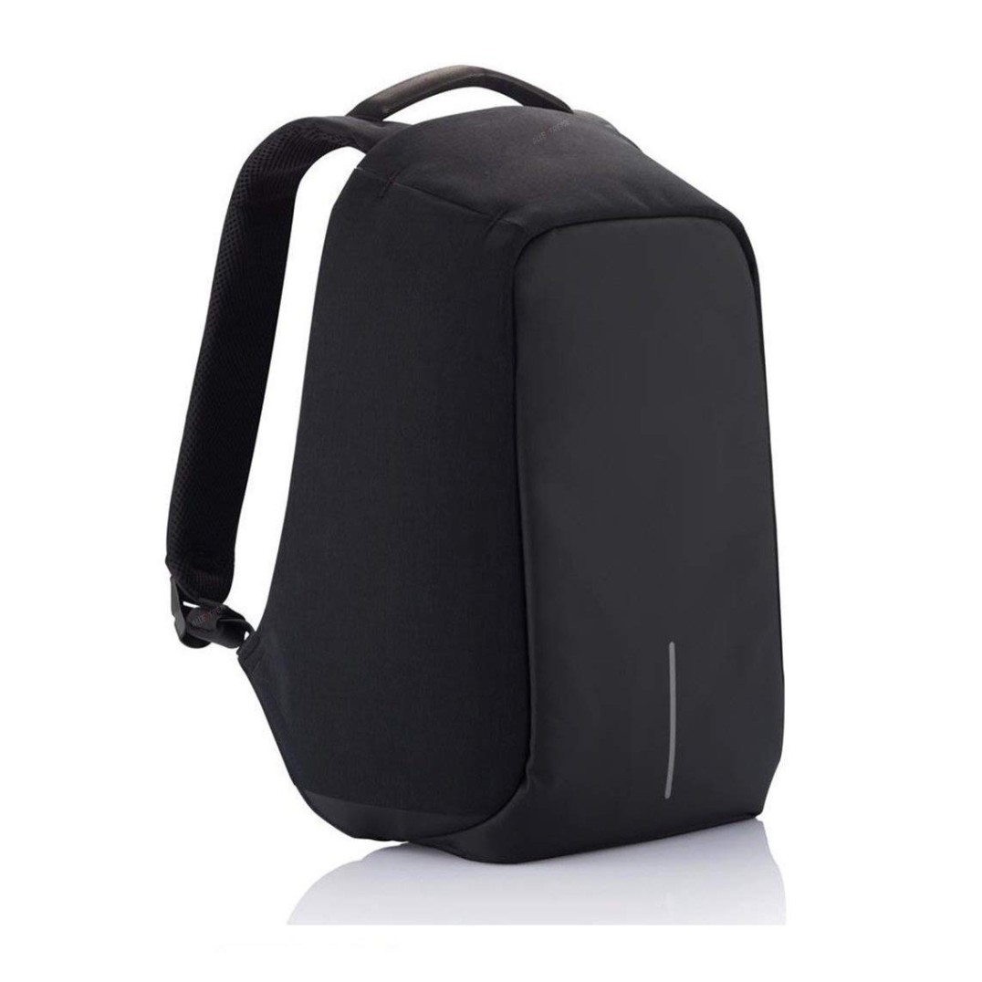 HOLME'S Anti-Theft Laptop Backpack/Laptop Bag/College Bag/School Bag/Casual Backpacks/Bags & Backpacks/USB Bag/Smart Bag/Travel Bag/with USB Charging Port (Black)